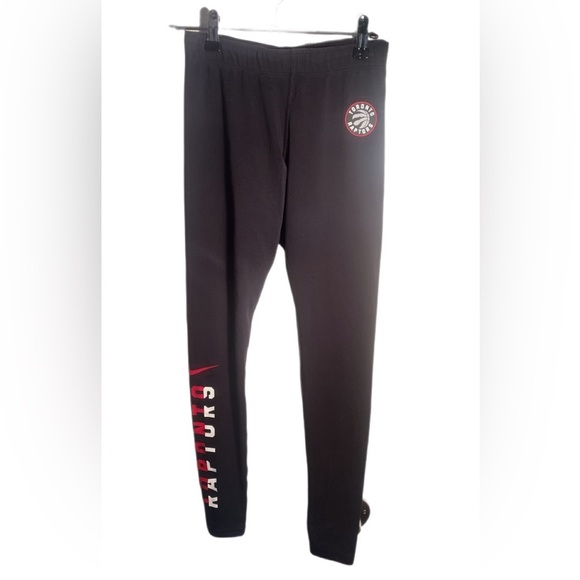 Nike NBA Toronto Raptors leg-a-see tights leggings athletic yoga Stretch black S - Picture 2 of 3